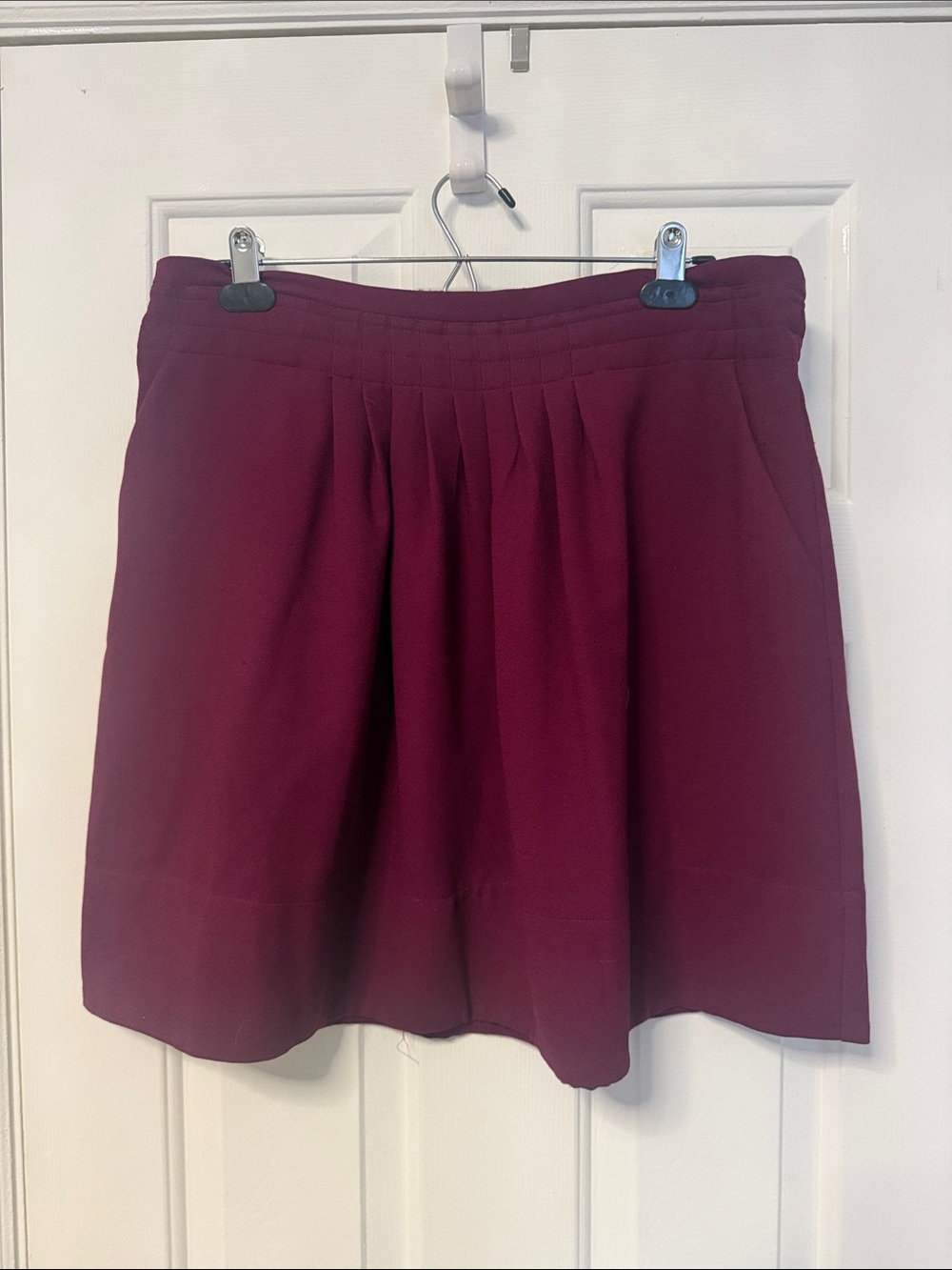 a new day Pleated A-Line Skirt in Wine